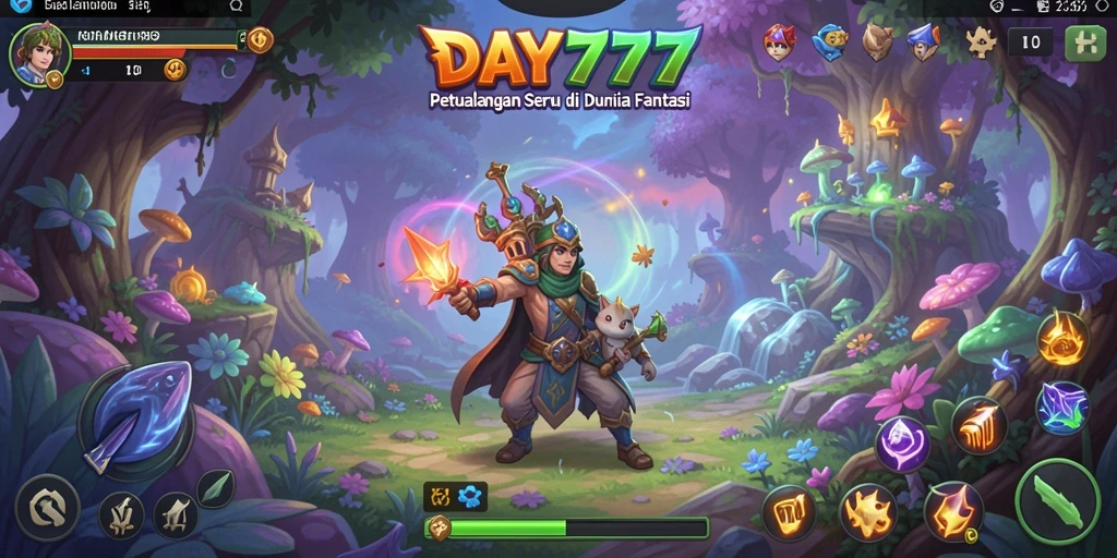 Tangkapan layar DAY777 menampilkan gameplay seru penuh petualangan.