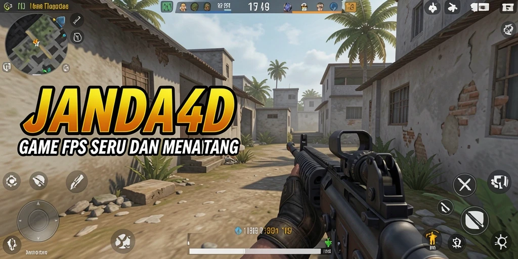 Screenshot gameplay JANDA4D menampilkan pertempuran seru dan grafis memukau.