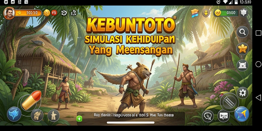 Gameplay KEBUNTOTO yang menarik dan interaktif.